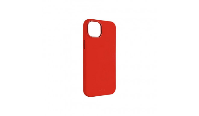 Fixed | MagFlow | Tagakaas | Apple | iPhone 15 Plus | Vedelsilikoon | Punane