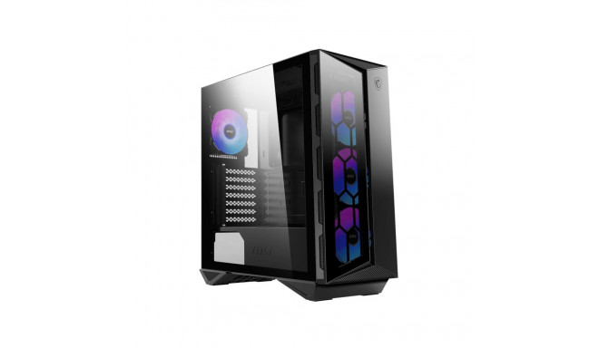 MSI MPG GUNGNIR 110R PC Case, Mid-Tower, USB 3.2, Black | MSI | MPG GUNGNIR 110R | Black | ATX | Pow