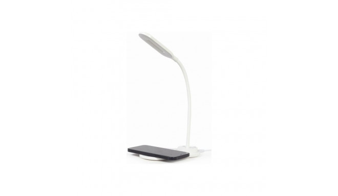Gembird | Desk lamp with wireless charger | TA-WPC10-LED-01-W