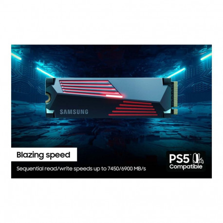 Samsung | 990 PRO with Heatsink | 1000 GB | SSD form factor M.2 2280 | Solid-state drive interface M