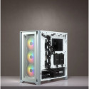 Corsair | Tempered Glass Mid-Tower ATX Case | iCUE 4000X RGB | Side window | White | Mid-Tower | Pow