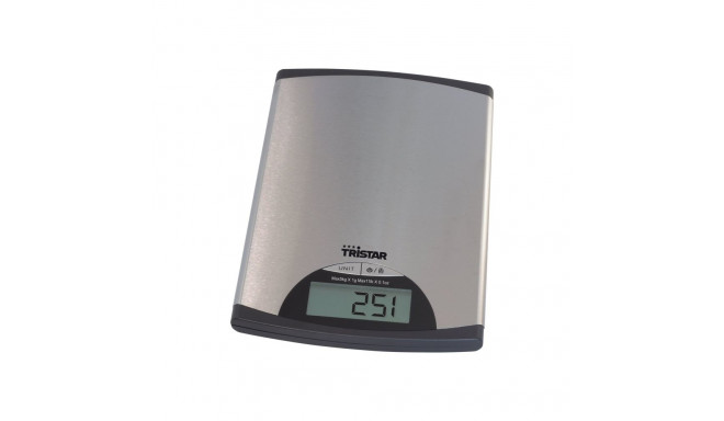 Tristar | Kitchen scale | KW-2435 | Maximum weight (capacity) 5 kg | Metallic