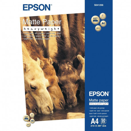 Matte Paper Heavy Weight, DIN A4, 167g/m², 50 Sheets