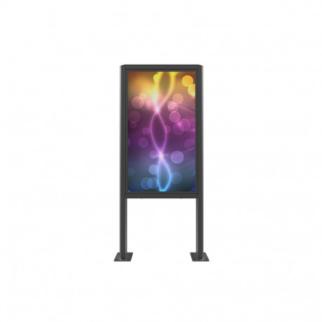 EDBAK | Floor stand | POK101 | 55 " | Maximum weight (capacity) 80 kg | Black