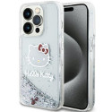 Hello Kitty HKHCP13LLIKHET iPhone 13 Pro/ 13 6.1" hõbedane kõvakorpus vedel sädelus võlud Kitt