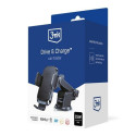 3MK Drive&Charge inductive car holder, electrically opened, 15W, for mounting on the windshield/boar
