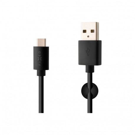 Fixed | Data And Charging Cable With USB/USB-C Connectors | Black