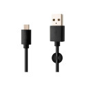 Fixed | Andmete ja laadimise kaabel USB/USB-C pistikutega | Must