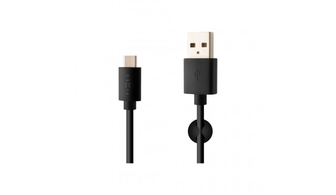 Fixed | Data And Charging Cable With USB/USB-C Connectors | Black