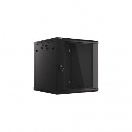 Lanberg WF01-6612-10B rack cabinet 12U Wall mounted rack Black