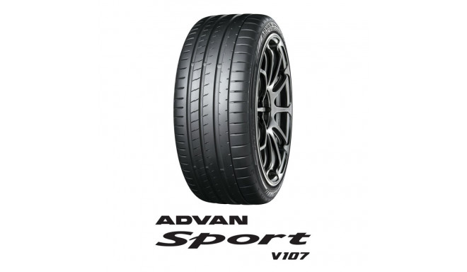 Tire 255/40 R18 99Y Yokohama ADVAN Sport V107 Label:D-A-B-73 dB