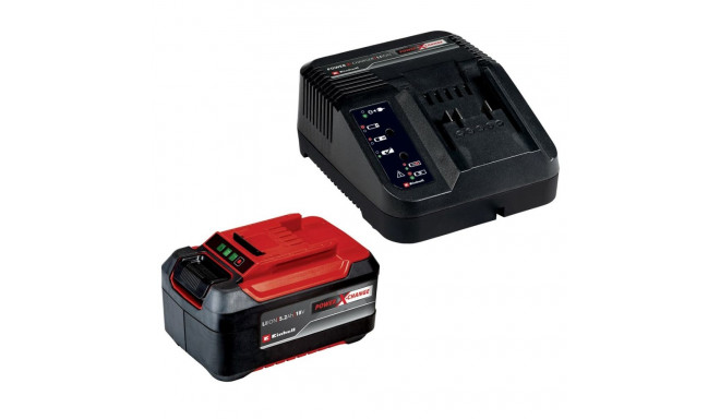 Einhell starter set 18V 5.2Ah with charger