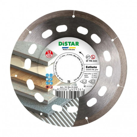 Teemantketas Distar 115x1.1x8x22.23mm