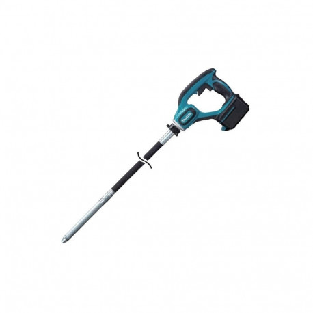 Makita 18V DVR850RTE betoonivibraator 240 cm võlliga ja 2x5,0Ah akudega
