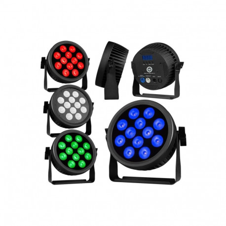 LIGHT4ME par-valgusti CREE ALU QUAD PAR 12