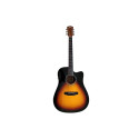V-TONE VEAG1 CE VS elektroakustiline kitarr 4/4 puidu viimistlus