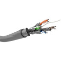 Goobay CAT 6 võrgukaabel, S/FTP (PiMF), hall, 100m