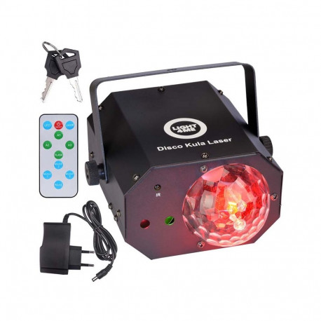 LIGHT4ME LED-valgusefekt diskokera laseriga mitmeefektne