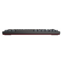 Montech MKey TKL klaviatuur gaming USB burgundia, tumehall