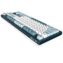 Montech MKey TKL klaviatuur gaming USB tumehall, helesinine, valge