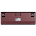 Montech MKey TKL klaviatuur gaming USB burgundia, tumehall