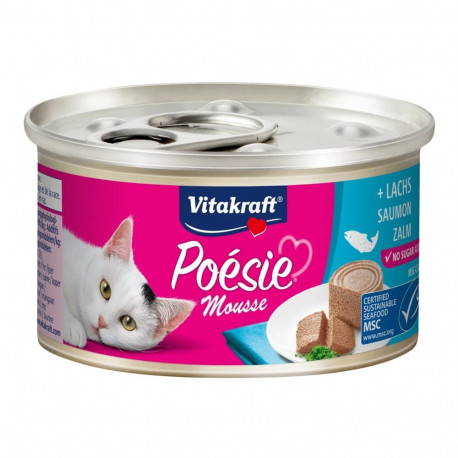 Vitakraft Poesie lõhe mousse märg kassitoit - 85 g