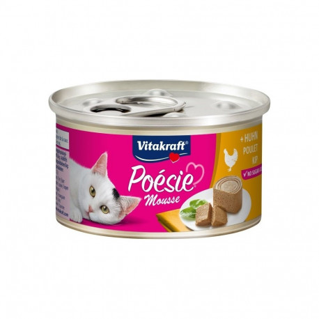 Vitakraft Poesie mousse kana - märg kassitoit - 85 g
