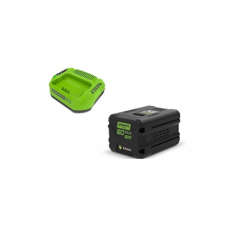 60V 4Ah akupakk + 2A laadija Greenworks GSK60B4 - 2933807