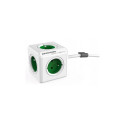 Allocacoc PowerCube Extended Type E voolujaotus 1,5 m 5 AC pistikupesa siseruumides roheline