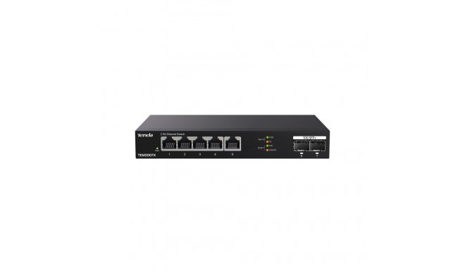 Tenda TEM2007X võrgulüliti 2.5G Ethernet (100/1000/2500) lauaarvuti must