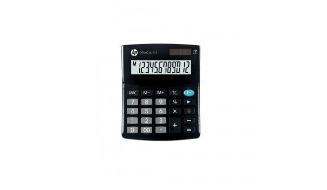 HP Calculator office HP OC 112/INT BX, 12-digit display, 125x101x33mm, black