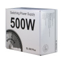Inter-Tech SL-500 Plus power supply unit 500 W 20+4 pin ATX ATX Silver