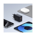 Baseus P10111404113-00 Cube USB-C / USB-A 30W seinalaadija must