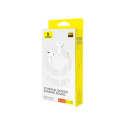 Baseus Encok HZ20 Headset Wired In-ear Calls/Music White Baseus Encok HZ20 Headset Wired In-ear Calls/Music White