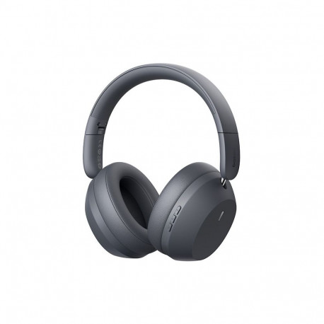 Baseus Bass 35 Max juhtmega ja juhtmevabad hallid peavõruga muusikakõrvaklapid USB Type-C Bluetooth