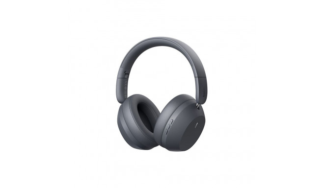 Baseus Bass 35 Max juhtmega ja juhtmevabad hallid peavõruga muusikakõrvaklapid USB Type-C Bluetooth