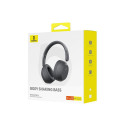 Baseus Bass 35 Max juhtmega ja juhtmevabad hallid peavõruga muusikakõrvaklapid USB Type-C Bluetooth