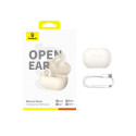 Baseus Bass 15 Clip Open Ear Headset True Wireless Stereo (TWS) In-ear Calls/Music Bluetooth White