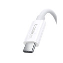 Baseus Superior USB C to USB C andmekaabel 1 m 240 W valge