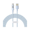 Baseus Gem USB A to USB C kiirlaadimiskaabel 2 m 100 W sinine