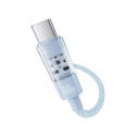 Baseus Gem USB A to USB C kiirlaadimiskaabel 2 m 100 W sinine