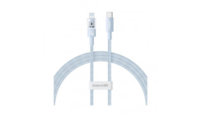 Baseus Gem USB-C - Lightning PD 20W - kaabel Apple seadmete laadimiseks ja sünkroonimiseks (sinine)
