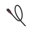 Baseus Dura Type C kiirlaadimiskaabel iP jaoks 20 W 2 m must, punane