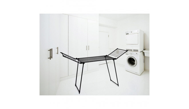 AMALFI kokkupandav pesukuivatusrest, must