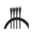 Baseus Flash Series Type C to C+C+C kiirlaadimiskaabel 480 Mbps must