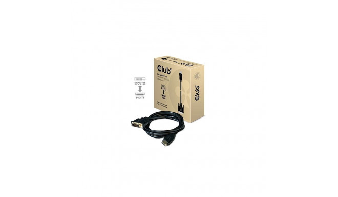 CLUB3D DVI to HDMI 1.4 kaabel M/M 2m/ 6.56ft kahesuunaline