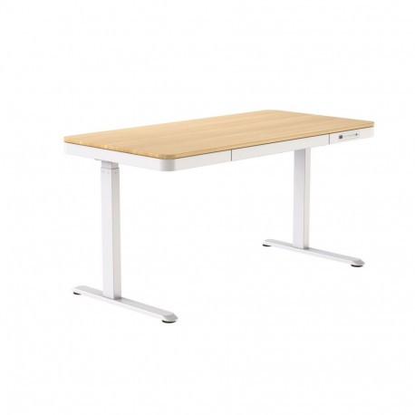 Activejet elektrilise kõrguse reguleerimisega kirjutuslaud 140x70 ET119W-C valge/tamm