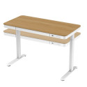 ACTIVEJET elektriliselt reguleeritava kõrgusega kirjutuslaud 140x70 ET119W-C valge/tamm