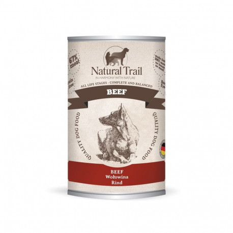 NATURAL TRAIL veiseliha koerte märgtoit 400 g