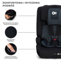 Kinderkraft COMFORT UP I-SIZE turvatool (9 - 36 kg; 15 kuud - 12 aastat) must